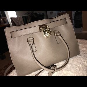 Michael Kors Saffiano Hamilton Satchel
